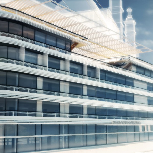 modélisation du nouveau Yacht Club Monaco : réalisation iDbox Monaco