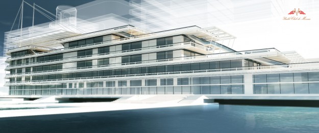 modélisation du nouveau Yacht Club Monaco : réalisation iDbox Monaco